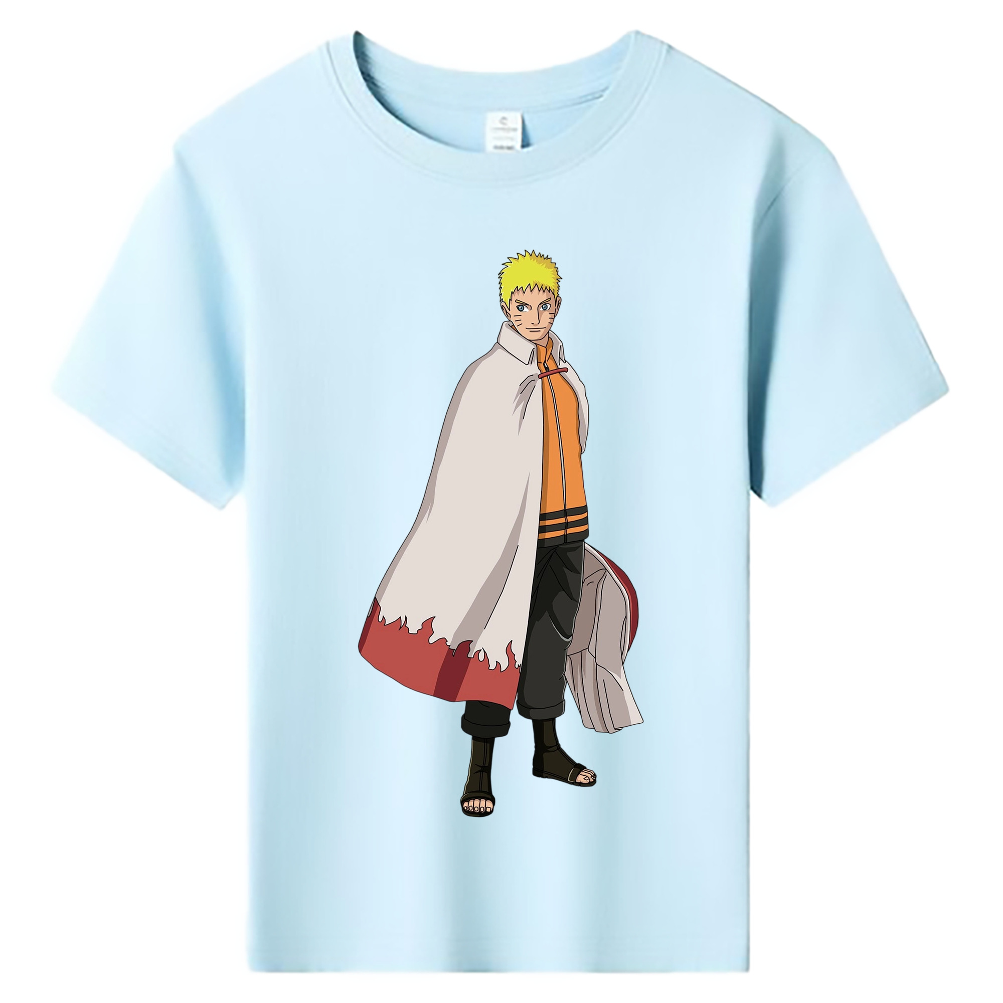 （画像用） NARUTO -ナルト- うずまき ナルト Uzumaki Naruto 綿100％キッズTシャツ（フロントプリント）